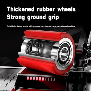 Özel 6 Ton 12T 15T 24T 30T makine hareketli rulo 4 tekerlekli taşıma ile Skids kargo arabası - Product Image 5
