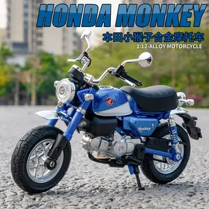 HS ของเล่นรถมอเตอร์ไซค์1:9ของเล่นโลหะหล่อขึ้นรูปขนาด1:9พร้อมล้อสำหรับเด็กวัสดุอัลลอยด์ไอเดียเป็นของขวัญที่ยอดเยี่ยม - Product Image 3