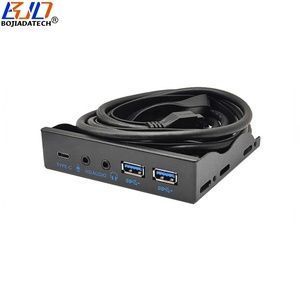 Desktop Front Panel USB 3.1 10Gbps Type C + 2 Port USB3.0 Type-<strong>A</strong> HD Audio for 3.5&quot; PC <strong>Computer</strong> Floppy Disk Drive Bay - Product Image 3