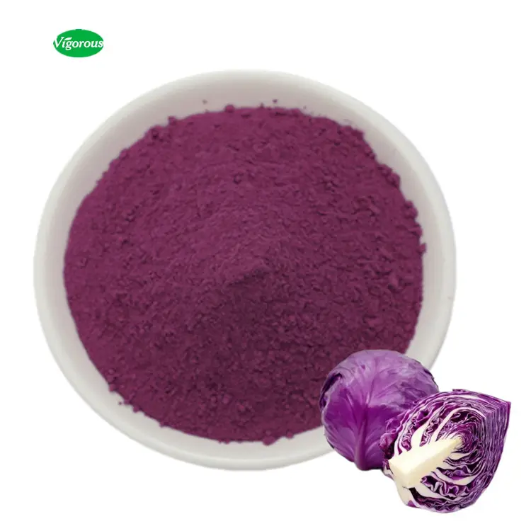 Miglior prezzo di alta qualità rosso viola estratto di cavolo in polvere