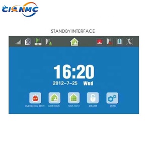 Sistemas de alarmas antirrobo de seguridad GSM y PSTN inalámbricos para automatización del hogar inteligente Pantallas de pantalla a color de 7 pulgadas 433 o 868 Mhz CIAN - Product Image 3