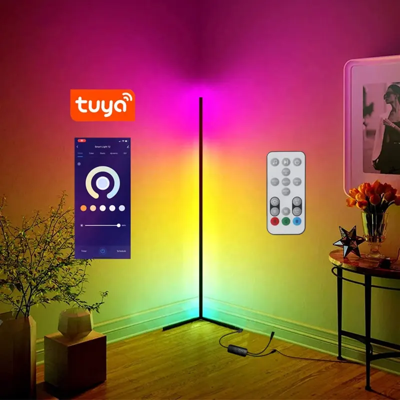 App Touch Control LED RGB Stehle uchte Smart Corner Stehle uchte Zum Verkauf