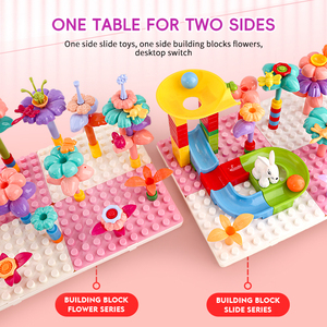 2024 New Children's Building Block <strong>Multi</strong> <strong>Function</strong> Baby's Learning <strong>Table</strong> <strong>Game</strong> Toy <strong>Table</strong> Chair Large Particle Building Block <strong>Table</strong> - Product Image 3