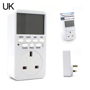 Interruttore Timer elettronico digitale Manhua ciclo 24 ore EU UK US FR presa Timer casa intelligente - Product Image 1