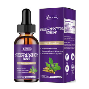 Larutan Ashwagandha-500mg Per pelayanan-suplemen Ashwagandha untuk pria wanita-tetesan cair untuk menghilangkan stres & dukungan suasana hati - Product Image 1