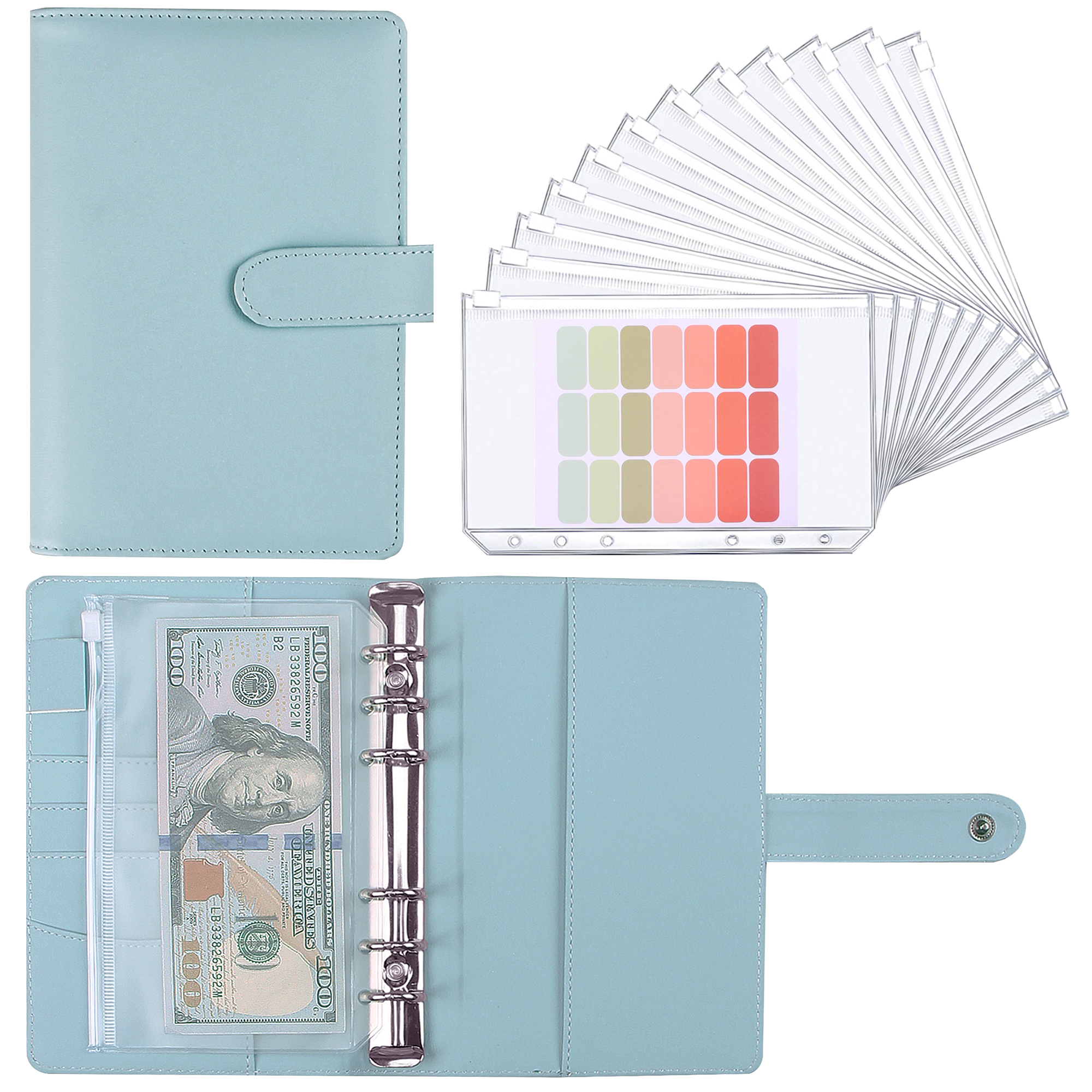 Snaps 1-poche zippée bleue 1221 onglet 1