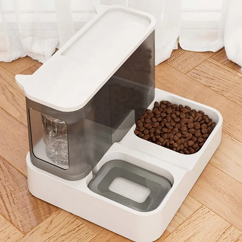 Grosir dispenser air makan otomatis hewan peliharaan kapasitas besar dispenser air hewan peliharaan mangkuk air anjing mulut basah