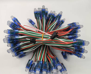 <strong>RGB</strong> <strong>Color</strong> Digital <strong>LED</strong> <strong>Pixel</strong> Light 12mm <strong>Full</strong> <strong>Color</strong> <strong>Pixel</strong> <strong>LED</strong> Christmas Decorations Lights 3V Input IP68 Waterproof - Product Image 5