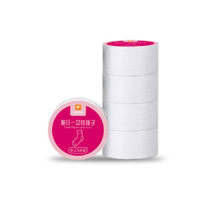 UNISEX tek kullanımlık çorap açık hava etkinliği ve seyahat, ter emici ve nefes pamuk çorap çin'de sıkıştırılmış paket - Product Image 4