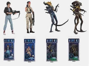 NECA <strong>Aliens</strong> 7&quot; Scale Series 12 Xenomorph <strong>Alien</strong> Action Figure Warrior Blue (Battle Damaged) Private Jenette Vasquez - Product Image 2