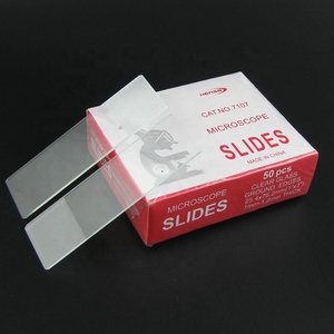 Microscopio de doble extremo esmerilado para laboratorio, tobogán de vidrio 7107 - Product Image 2