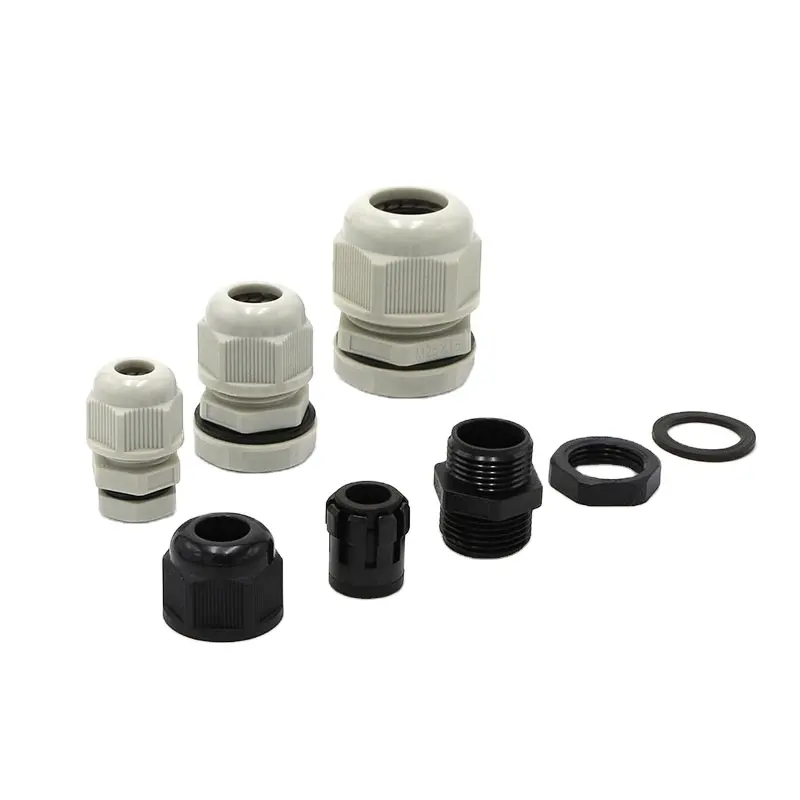 Hoonsun IP68 Nylon chống thấm nước Dây cable glands PG trắng đen chia Cable gland Kích thước biểu đồ