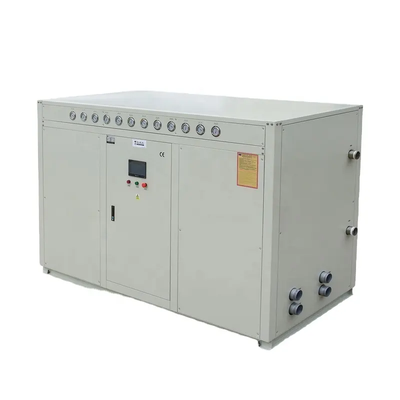 Nuovo sistema di condizionamento dell'aria di progettazione refrigerante R22 R407c per 4 KW 5 HP nel refrigeratore dell'industria dell'iniezione