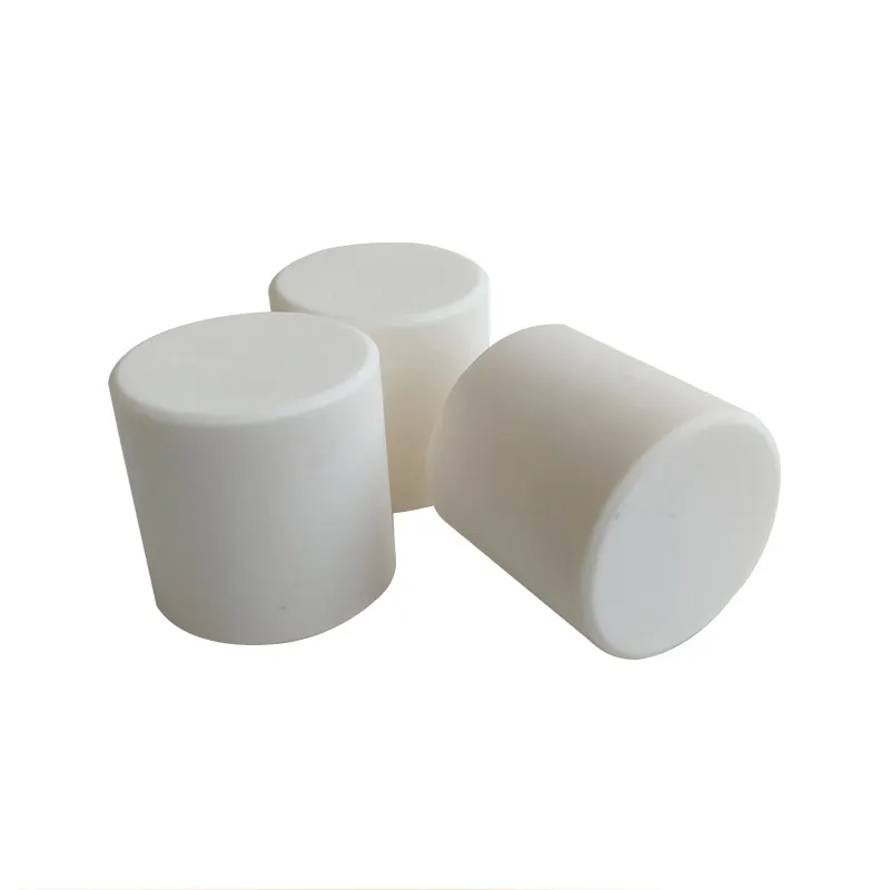 Zhongci Manufacturer High Purity Alumina Cylinder / Wear Resistant alumina half column for rubber ceramic composite plates