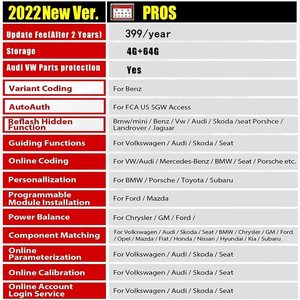 2 anni di aggiornamento gratuito Online 34 + servizi chiave di calibrazione ADAS abbinamento codifica ECU Thinkcar Thinktool pro strumenti diagnostici automatici - Product Image 6