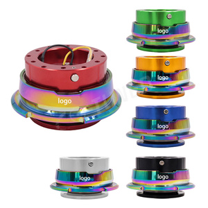 JDM yeni yüksek performanslı top kilit direksiyon NR * Logo yarış modifiye Styling ile hızlı yayın evrensel - Product Image 1