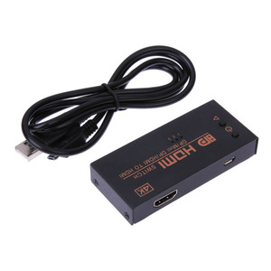 Conmutador 3 en 1 HDMl con entrada Displayport HDMl Mini Displayport