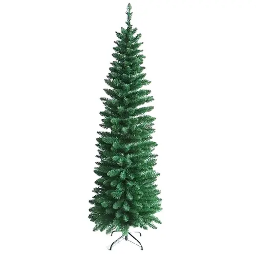 PVC sottile albero di natale in metallo Stand per la decorazione di natale