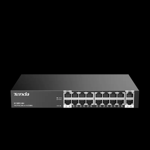 Tenda S118PC-BH 16 Port 100Mbps + 2 Port Gigabit Uplink ağ izleme mühendislik derivasyon kamera POE anahtarı - Product Image 6