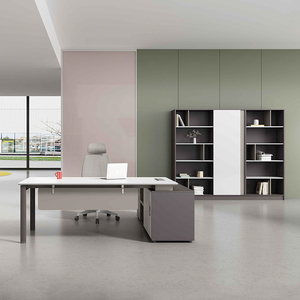 Contemporary Single Modular Office Furniture Extendable Wooden Staff Table <strong>Computer</strong> Desk Cubicle <strong>Computer</strong> Desk - Product Image 1