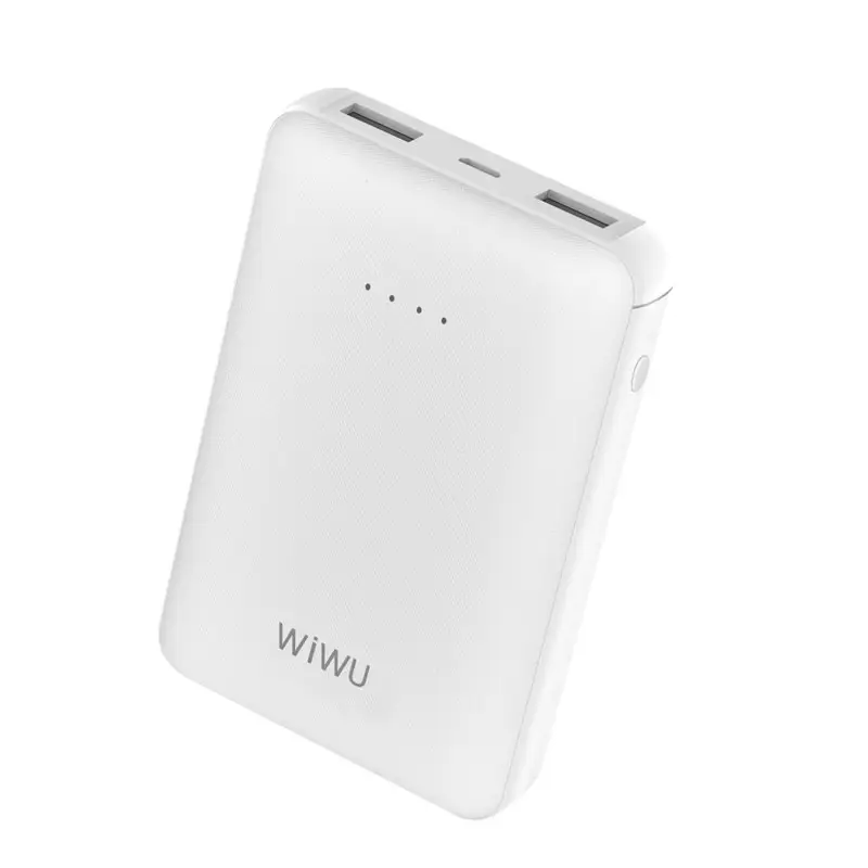 WiWU Tragbare Power Bank Ladegerät Hohe kapazität dual ausgang 10000mAh Externe Batterien Power Bank Ultra Hohe Kapazität Power Bank