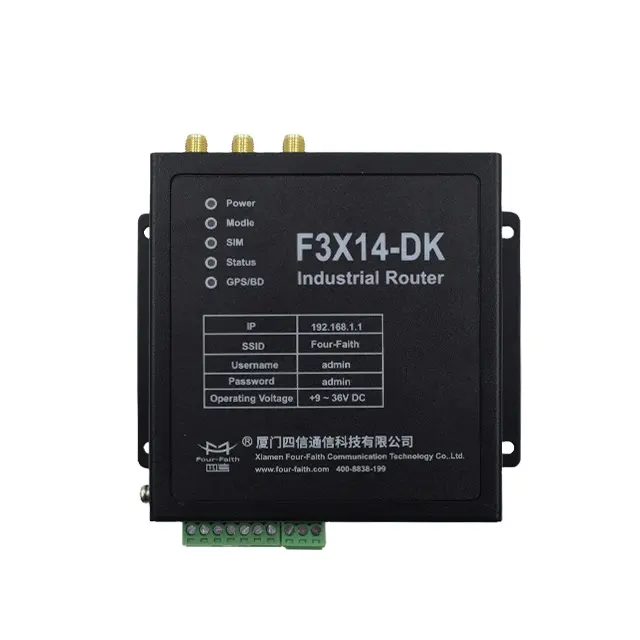 תעשייתי נתב 2G/3G/4G/5G Sim חריץ Ethernet ויציאות סידורי כדי רשת סלולרית GPS מודם