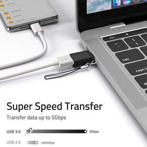 Yüksek süper hızlı aktarım veri tipi C halat USB tip C 3.0 ile USB 3.1 adaptör fiş Port dönüştürücü - Product Image 6