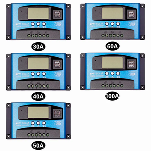 Solarladeregler PWM-Regler mit LCD-Display 100 A 60 A 50 A 40 A 30 A 12 V 24 V Dual - Product Image 2