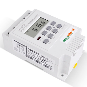 SINOTIMER 30AMP settimanale programmabile digitale temporizzatore relè di controllo 220V Din Rail Mount TM616