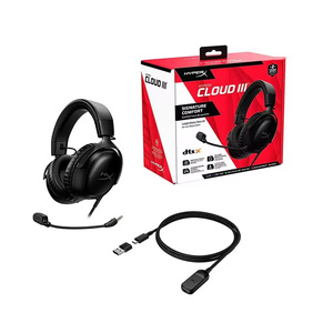 HyperX Cloud 3 III için DTS ses efekti ile kablolu oyun kulaklığı mikrofon oyun kulaklık PC PS4/5 Xbox anahtarı cep - Product Image 1