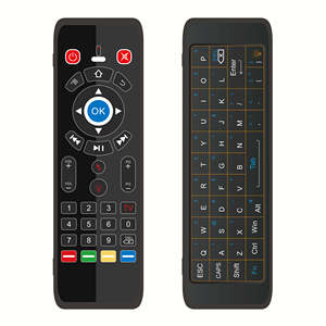 Ranboda T16 retroilluminato 2.4GHz Wireless IR apprendimento 6-giroscopio Touchpad vocale telecomando Air Mouse Mini tastiera per Android TV Box - Product Image 1