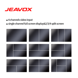 7英寸1024 * RGB * 600彩色IPS液晶数字汽车监视器12-24v宽伏四视图支持4CH AHD 1080P PAL NTSC影音信号输入 - Product Image 3