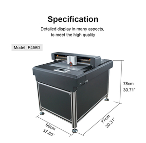 Çok fonksiyonlu öpücük kesme Flatbed kesici Plotter çift bıçak düz yatak kesici yüksek hızlı Flatbed etiket Die kesici - Product Image 6