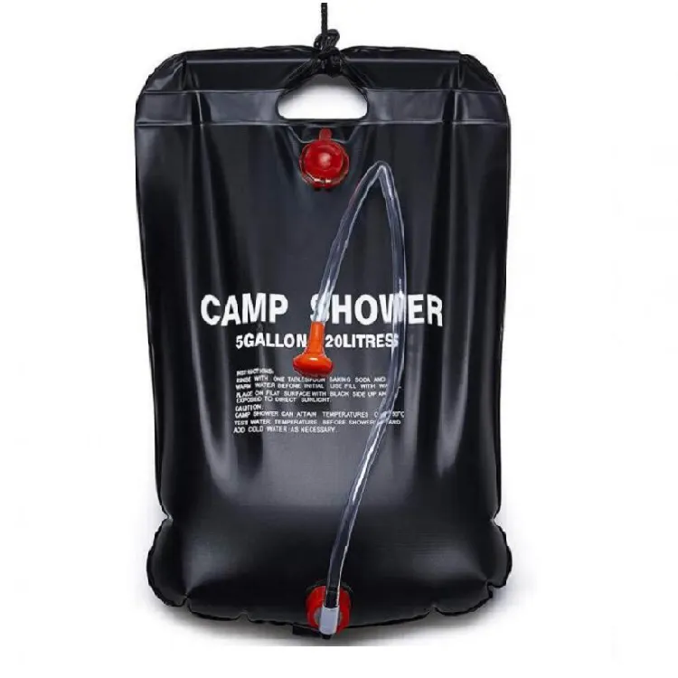 GARIDA tragbare Camping-Dusche Solar-Wassererhitzer Outdoor andere Camping-Ausrüstung Duschbeutel auf Lager hot individualisierbar 20 L PV GCF-SB001