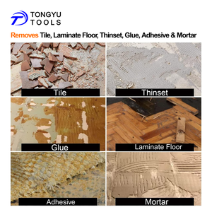 Khí nén búa đục-4 "lưỡi rộng, 0.401" Chân, một mảnh công cụ giả mạo cho gạch thinset keo dính & loại bỏ vữa - Product Image 3