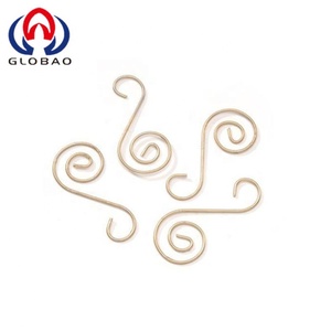 Benutzer definierter langer Edelstahl haken, kleiner Spiral haken Fix Benutzer definierter Feder clip, Draht form feder J Draht haken in Dongguan - Product Image 2