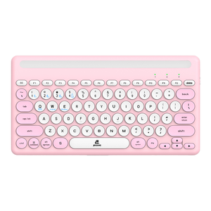 Jeqangアラビア語 & 英語キーボードBT & ワイヤレス充電サポートカードスロット複数機器用ラップトップキーボード - Product Image 1