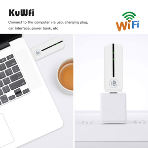 Consegna rapida KuWFi 150Mbps wifi sharing hotspot 10 utenti portatile 4g router wireless 4g dongle modem router per uso informatico - Product Image 5