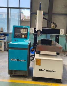 6060 6090 pequeña máquina de grabado de madera CNC 3D enrutador CNC de 4 ejes pequeño con mesa giratoria - Product Image 6