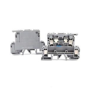 UKJ-4/2-2RDE de dos niveles, doble capa, alimentación eléctrica a través del Panel de instalación, fusible de tornillo, carril Din, bloque de terminales - Product Image 3