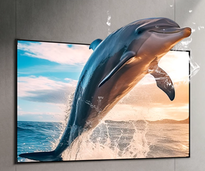 Pantalla de proyector 4K HD con marco fijo de ", pantalla de marco estrecho de Metal montada en la pared, pantalla de proyector de diseño suave blanca para TV - Product Image 1