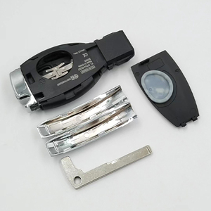 Mercedes için yedek uzaktan araba Fob anahtar kabuk durumda 2 düğme anahtar kapak tek akü Benz Mercedes için Fit - Product Image 6