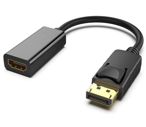 Adaptador Moread DisplayPort (DP) a HDMI, puerto de pantalla unidireccional chapado en oro Convertidor de pantalla de PC a HDMI (macho a hembra) - Product Image 3