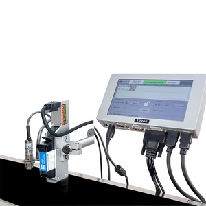 T220E-1 ad alta velocità on-line TIJ codifica termica a getto d'inchiostro macchina per plastica/vetro/metallo codice QR e data di scadenza GS1 codifica dinamica - Product Image 2