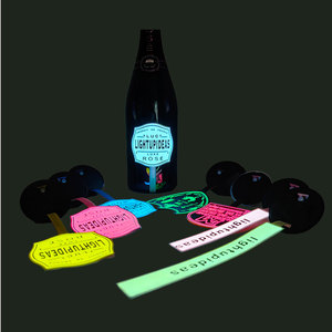 酒吧用和节日装饰品用反光发光发光标签贴纸 - Product Image 5