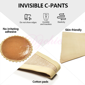 Wholesale Seamless Silicone Underwear Round Tail Self-adhesive Invisible Reusable <strong>C</strong> <strong>String</strong> Panties - Product Image 5