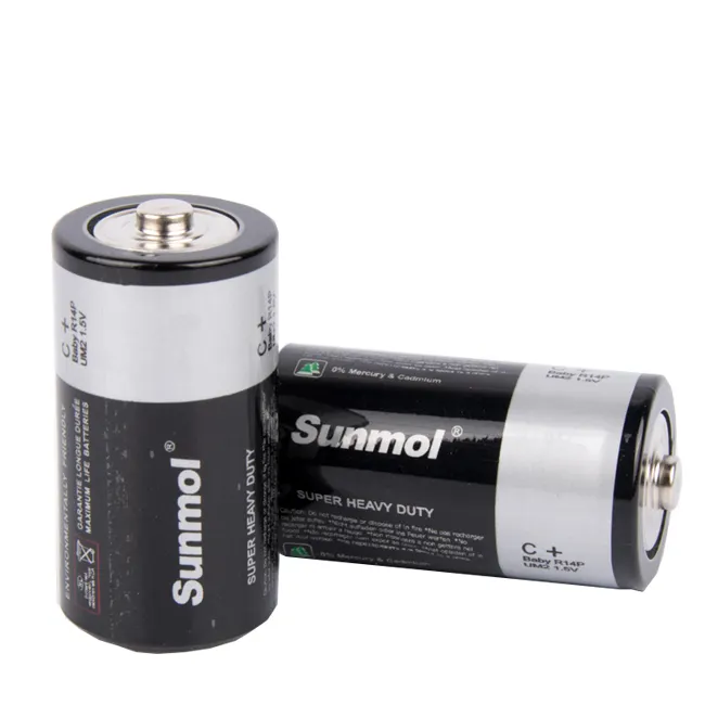 OEM Accept High Capacity 1.5V Super Heavy Duty R14 C UM2 Size Battery