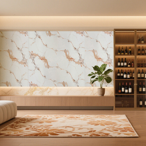 Grey đá cẩm thạch UV Panel tường noiseblock Core coffeeproof bề mặt cho nhà văn phòng và nhà hàng gian hàng ngăn nhanh chóng nâng cấp - Product Image 3