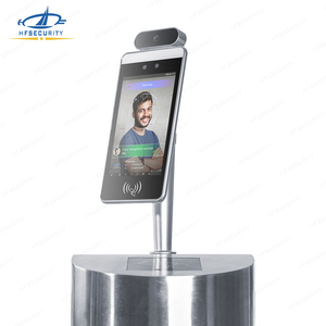 Controllo di accesso del sistema RA08T Android 50000 la capacità del viso di prova della temperatura di riconoscimento facciale del dispositivo di accesso del cancello - Product Image 2