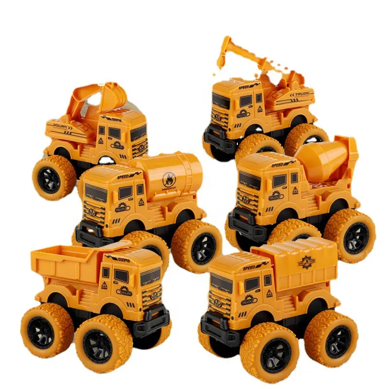 Resistente per bambini giocattoli dump secchio escavatore ingegneria camion giocattoli 4WD gru giorno regalo per bambini fabbrica all'ingrosso